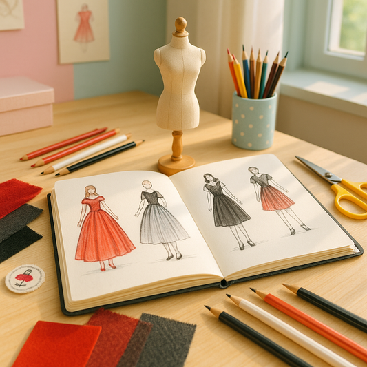 My First Sketchbook: From Idea to Portfolio – Advice for Future Doll Fashion Designers