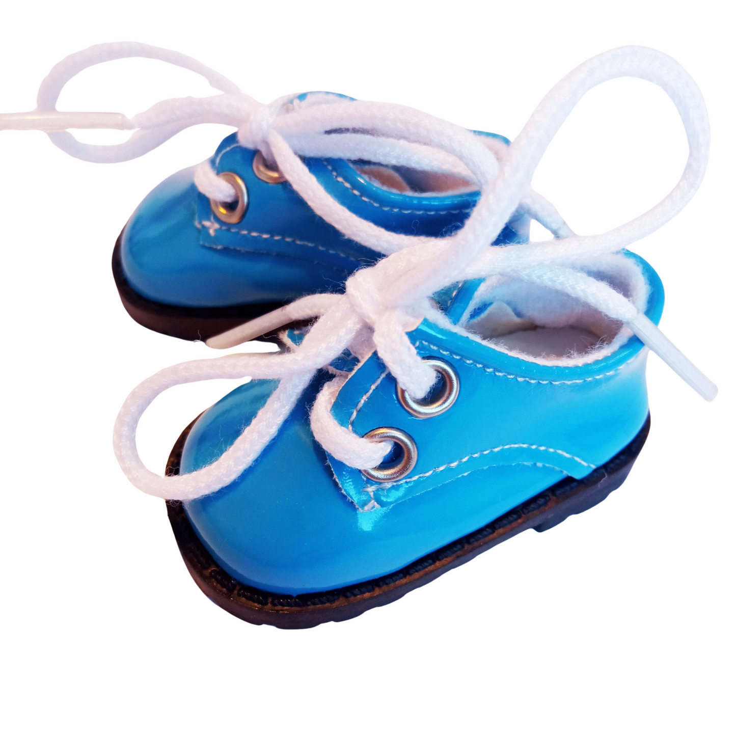 In a lace-up shoe for Paola Reina, 32 cm, featuring a gloss finish, black soles. Size 5.5 cm x 2.8 cm.