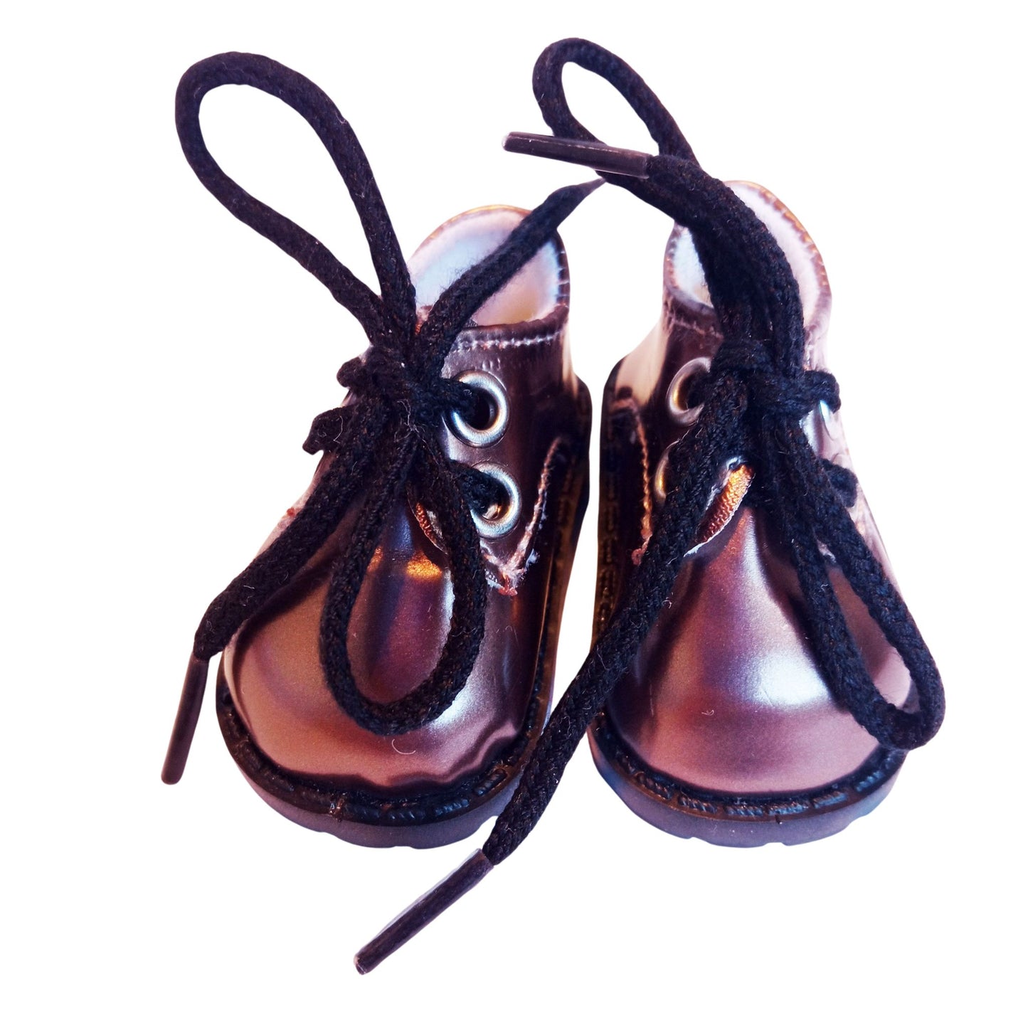 In a lace-up shoe for Paola Reina, 32 cm, featuring a gloss finish, black soles. Size 5.5 cm x 2.8 cm.