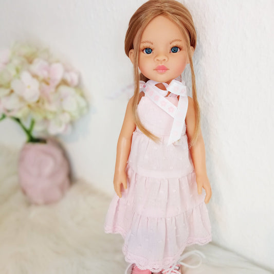 Doll clothes "Pink Sundress" for doll 30-33 cm (12-13 inch)