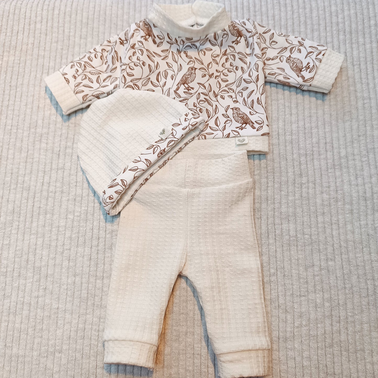 Babypuppenkleidung: Jersey-Set für 13-14 Zoll (34 cm) große Babypuppen