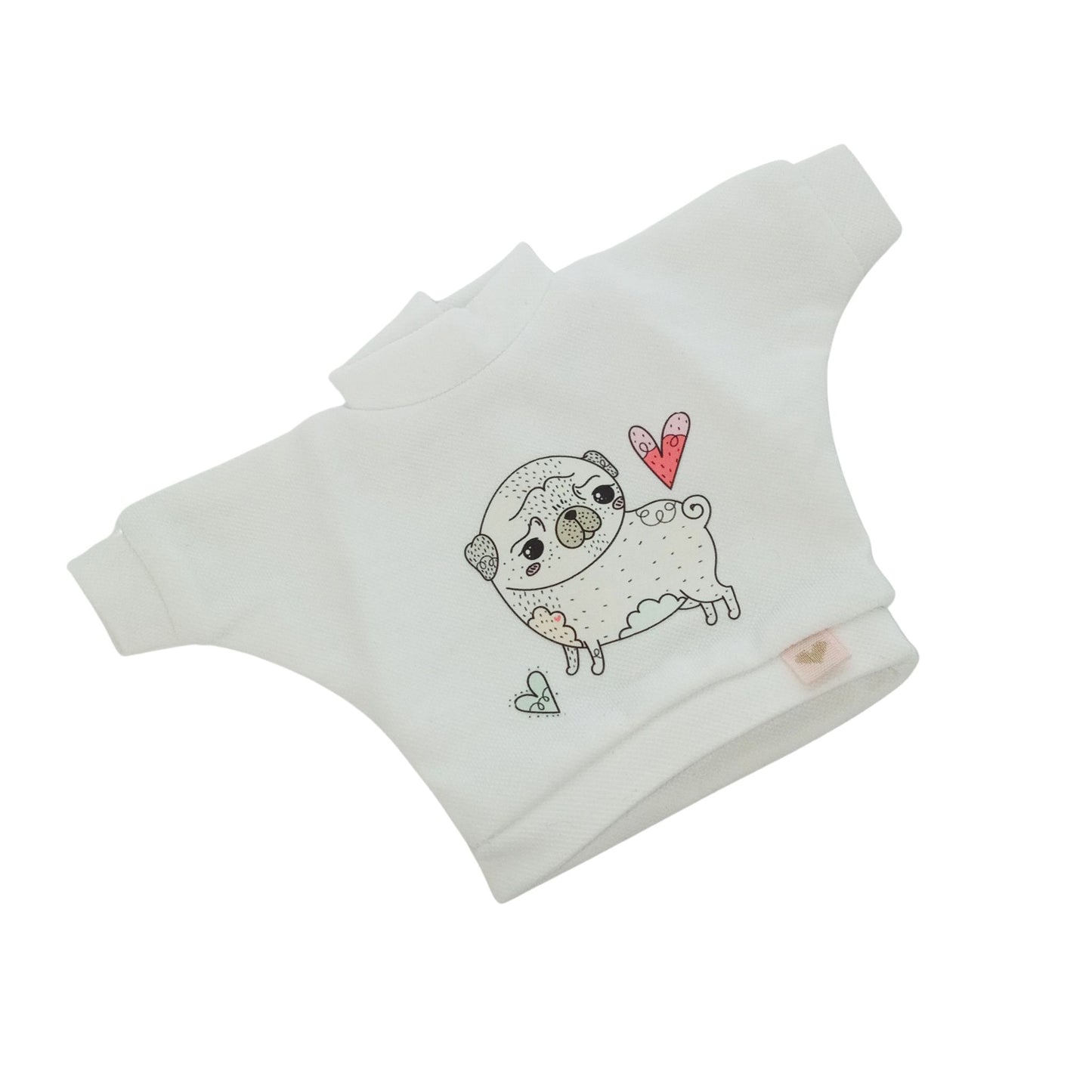 white blouse for Paola Reina doll 32 cm with dog